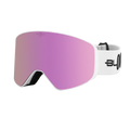 Performance Ski and Snow Goggles ASPEN MATTE WHITE PURPLE Bloovs Eyewear