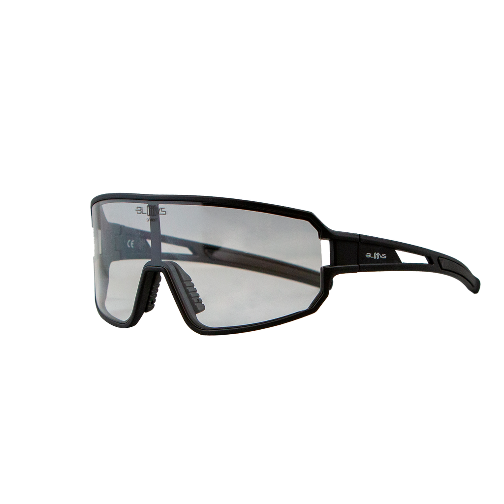 Performance Sport Sunglasses KONA MATTE BLACK PHOTOCHROMIC Bloovs Eyewear