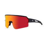 Performance Sport Sunglasses FLANDES MATTE BLACK RED Bloovs Eyewear