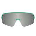 Performance Sport Sunglasses FLANDES MATTE GREEN SILVER Bloovs Eyewear