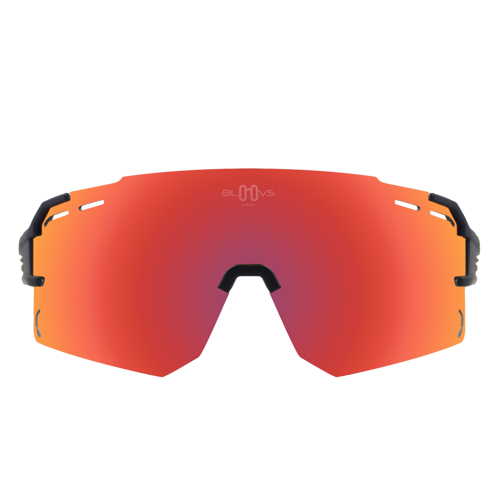 Performance Sport Sunglasses TROMSO MATTE BLACK Bloovs Eyewear