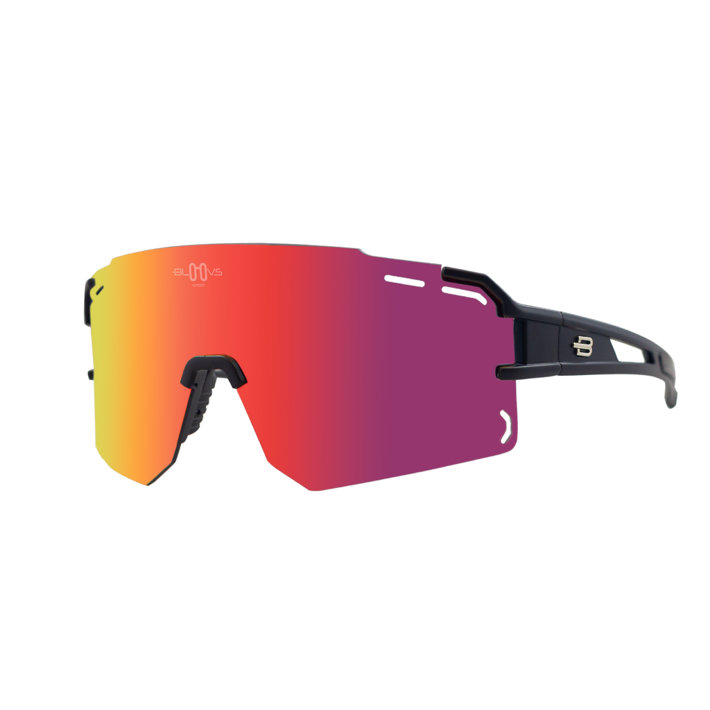 Performance Sport Sunglasses TROMSO MATTE BLACK Bloovs Eyewear