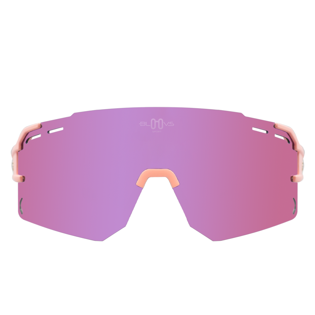 Performance Sport Sunglasses TROMSO MATTE PINK Bloovs Eyewear