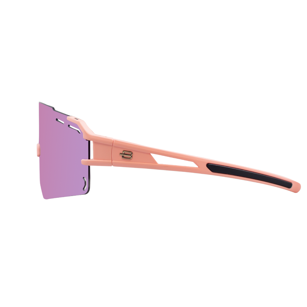 Performance Sport Sunglasses TROMSO MATTE PINK Bloovs Eyewear