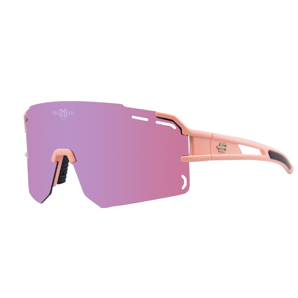 Performance Sport Sunglasses TROMSO MATTE PINK Bloovs Eyewear
