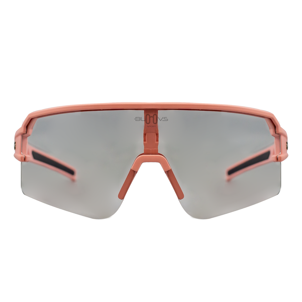 Performance Sport Sunglasses FLANDES MATTE PINK PHOTOCHROMIC Bloovs Eyewear