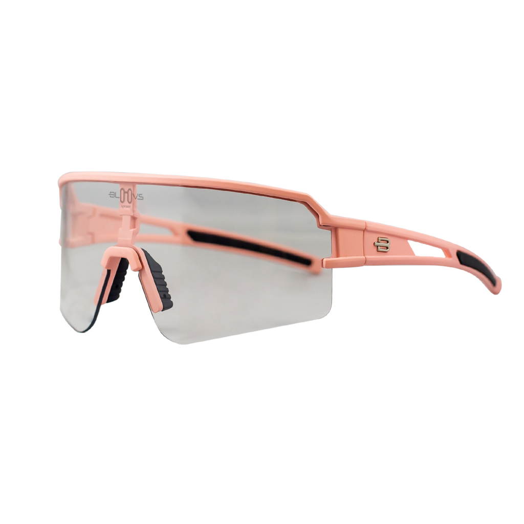 Performance Sport Sunglasses FLANDES MATTE PINK PHOTOCHROMIC Bloovs Eyewear