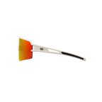 Performance Sport Sunglasses FLANDES MATTE WHITE ORANGE Bloovs Eyewear