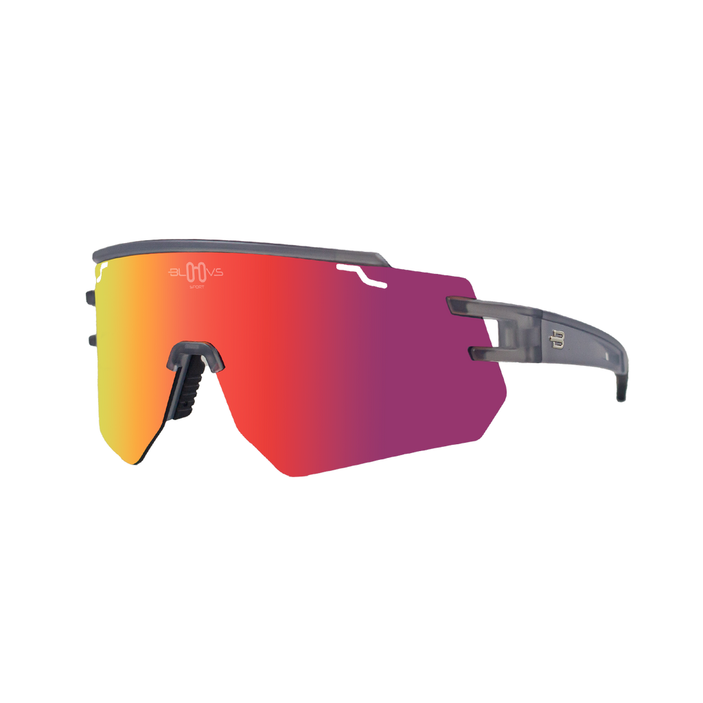 Performance Sport Sunglasses GALIBIER CRYSTAL GRAY RED MODEL Bloovs Sport
