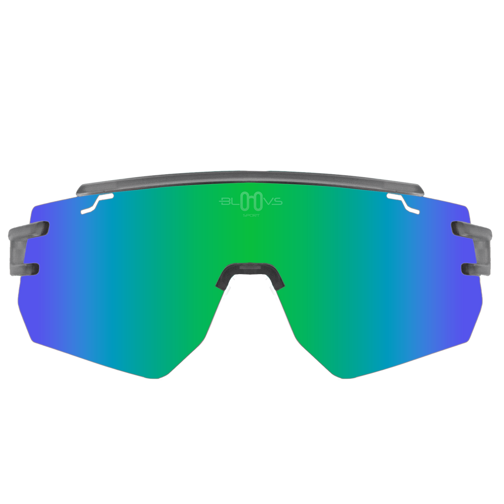 Performance Sport Sunglasses GALIBIER CRYSTAL GRAY GREEN MODEL Bloovs Sport