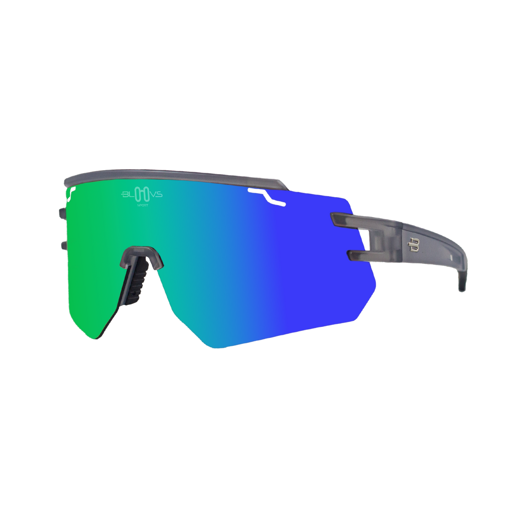 Performance Sport Sunglasses GALIBIER CRYSTAL GRAY GREEN MODEL Bloovs Sport