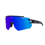 Performance Sport Sunglasses GALIBIER MATTE BLACK BLUE MODEL Bloovs Sport