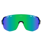 Performance Sport Sunglasses Polarized ITEN MATTE BLACK GREEN Bloovs Eyewear