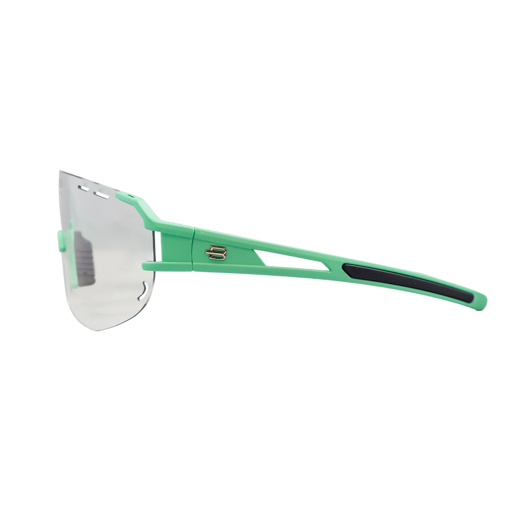 Performance Sport Sunglasses Photochromic ITEN MATTE GREEN Bloovs Eyewear