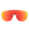 Performance Sport Sunglasses Polarized ITEN MATTE WHITE ORANGE Bloovs Eyewear
