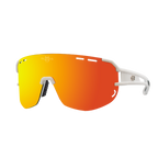 Performance Sport Sunglasses Polarized ITEN MATTE WHITE ORANGE Bloovs Eyewear