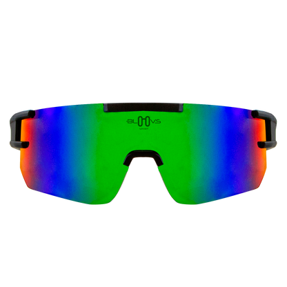 Performance Sport Sunglasses Polarized ZONCOLAN MATTE BLACK GREEN Bloovs Eyewear