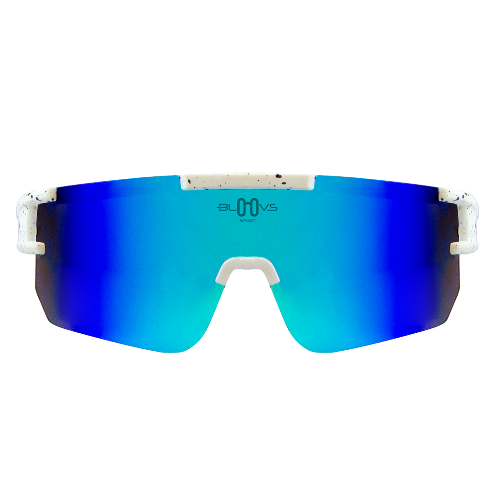 Performance Sport Sunglasses Polarized ZONCOLAN WHITE DROP Bloovs Eyewear