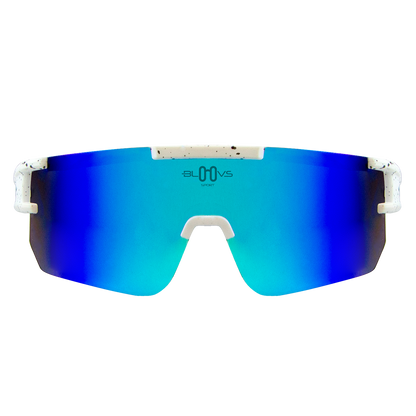 Performance Sport Sunglasses Polarized ZONCOLAN WHITE DROP Bloovs Eyewear
