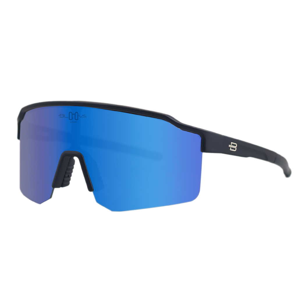 Sport Sunglasses Polarized TAROKO MATTE DARK BLUE Bloovs Eyewear