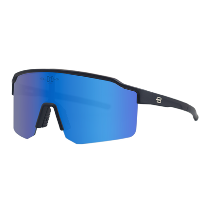 Sport Sunglasses Polarized TAROKO MATTE DARK BLUE Bloovs Eyewear