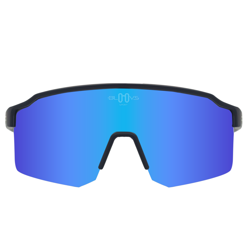 Sport Sunglasses Polarized TAROKO MATTE DARK BLUE Bloovs Eyewear