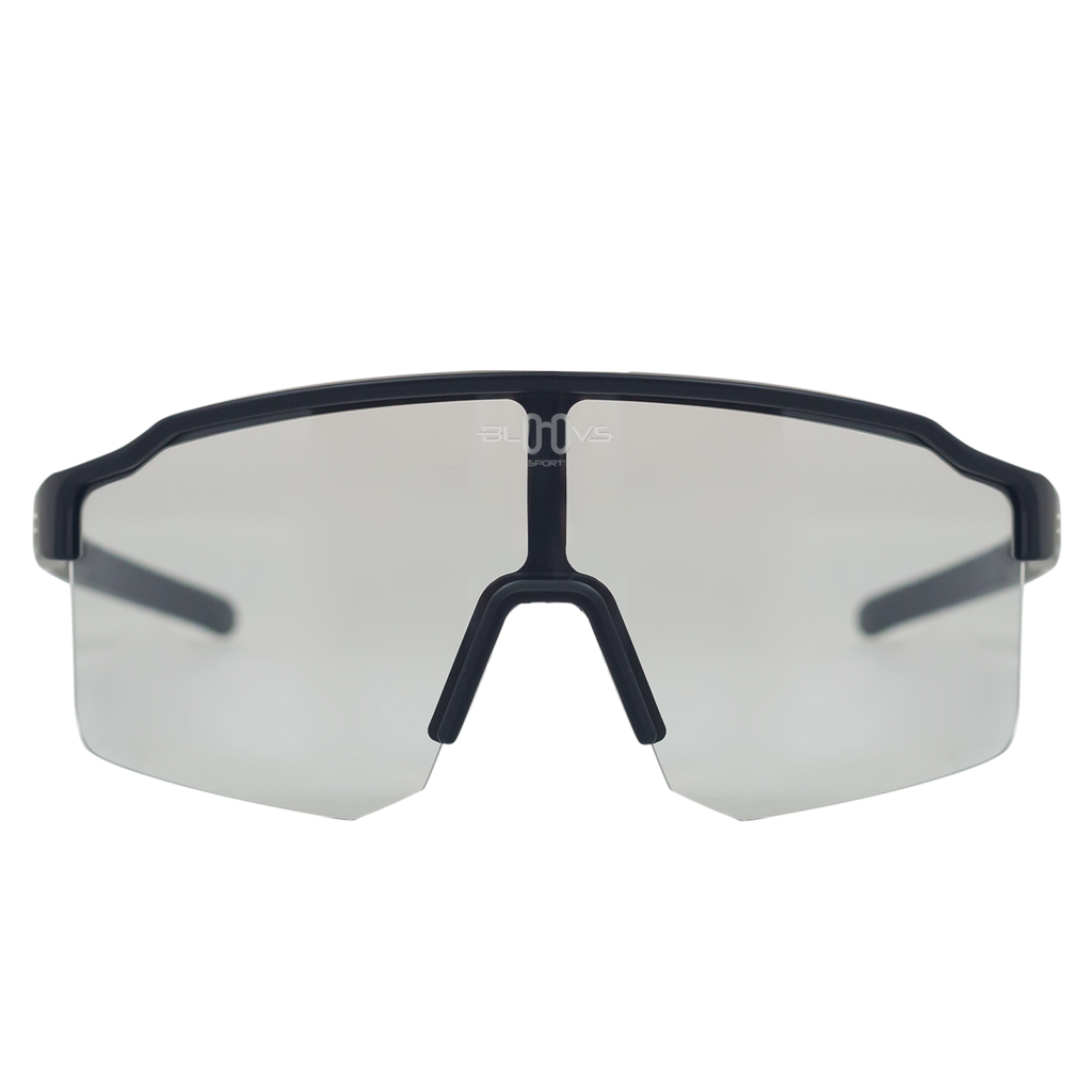 Sport Sunglasses Polarized TAROKO MATTE BLACK photochromic Bloovs Eyewear