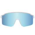 Sport Sunglasses Polarized TAROKO white ICE BLUE Bloovs Eyewear