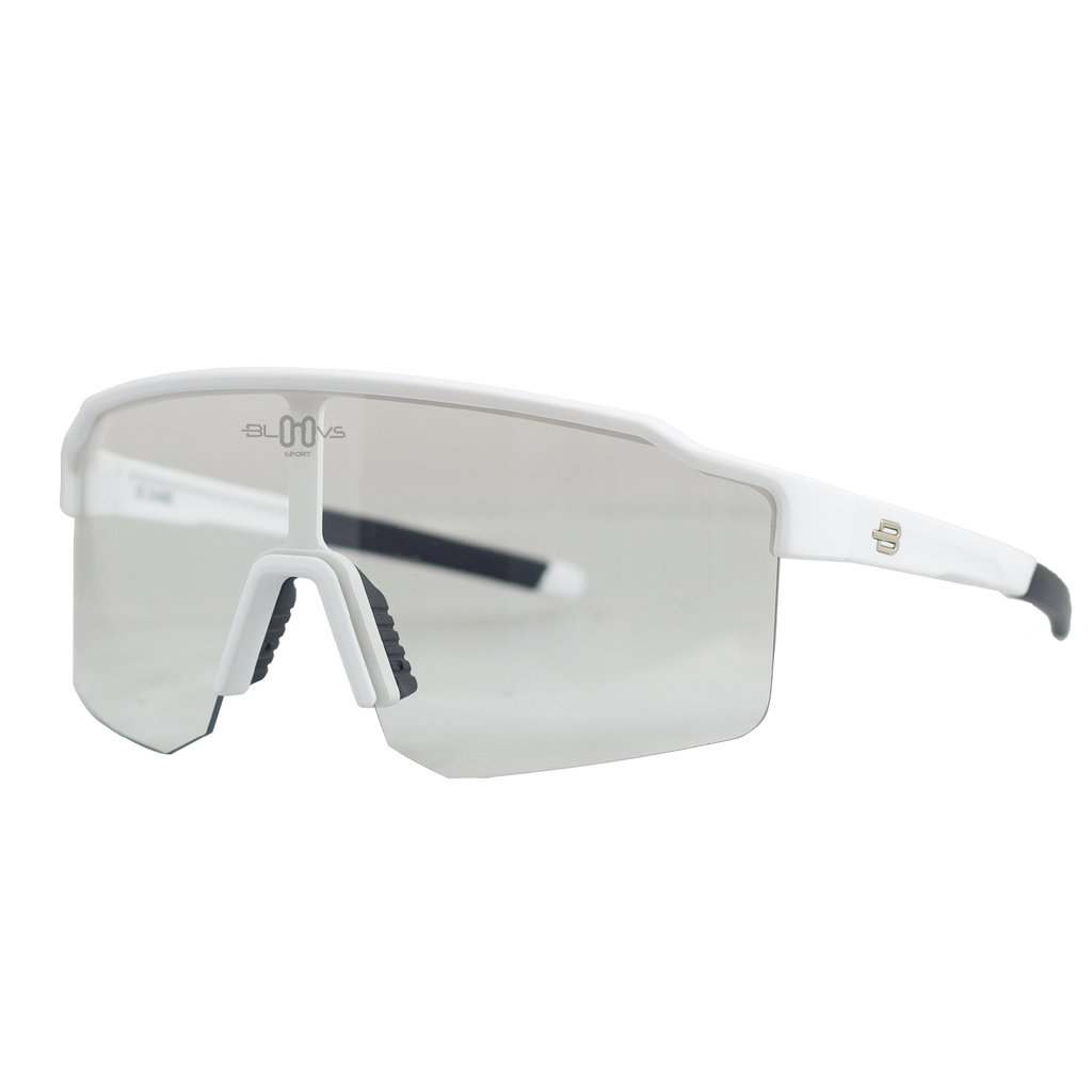 Sport Sunglasses Photochromic TAROKO white  Bloovs Eyewear