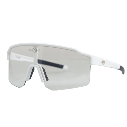 Sport Sunglasses Photochromic TAROKO white  Bloovs Eyewear