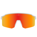 Sport Sunglasses Polarized TAROKO white orange Bloovs Eyewear