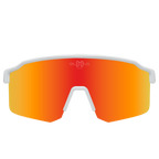 Sport Sunglasses Polarized TAROKO white orange Bloovs Eyewear