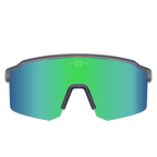 Sport Sunglasses Polarized TAROKO crystal gray GREEN Bloovs Eyewear