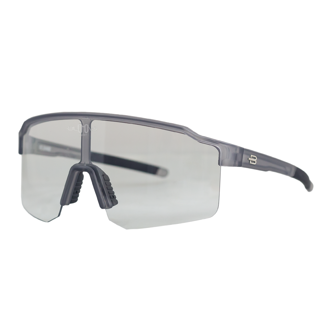 Sport Sunglasses Photochromic TAROKO crystal gray  Bloovs 