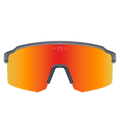 Sport Sunglasses Polarized TAROKO crystal gray red Bloovs Eyewear