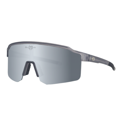 Sport Sunglasses Polarized TAROKO crystal gray SILVER Bloovs Eyewear