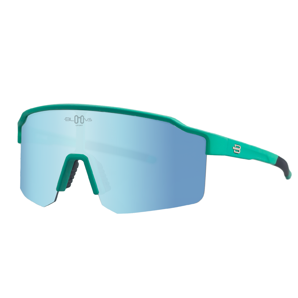 Sport Sunglasses Polarized TAROKO low green ICE BLUE Bloovs 