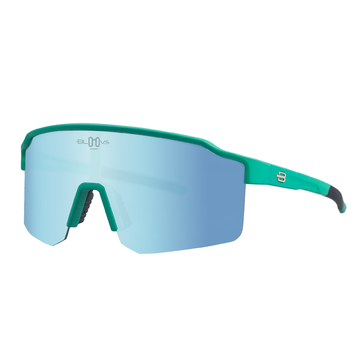 Sport Sunglasses Polarized TAROKO low green ICE BLUE Bloovs 