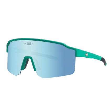 Sport Sunglasses Polarized TAROKO low green ICE BLUE Bloovs 