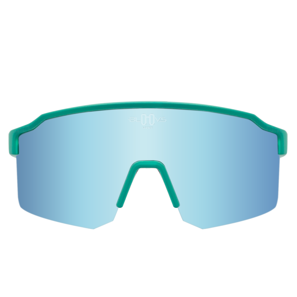 Sport Sunglasses Polarized TAROKO low green ICE BLUE Bloovs 