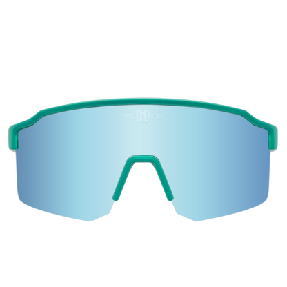 Sport Sunglasses Polarized TAROKO low green ICE BLUE Bloovs 