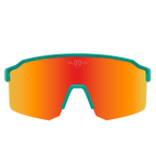 Sport Sunglasses Polarized TAROKO crystal low green red Bloovs 