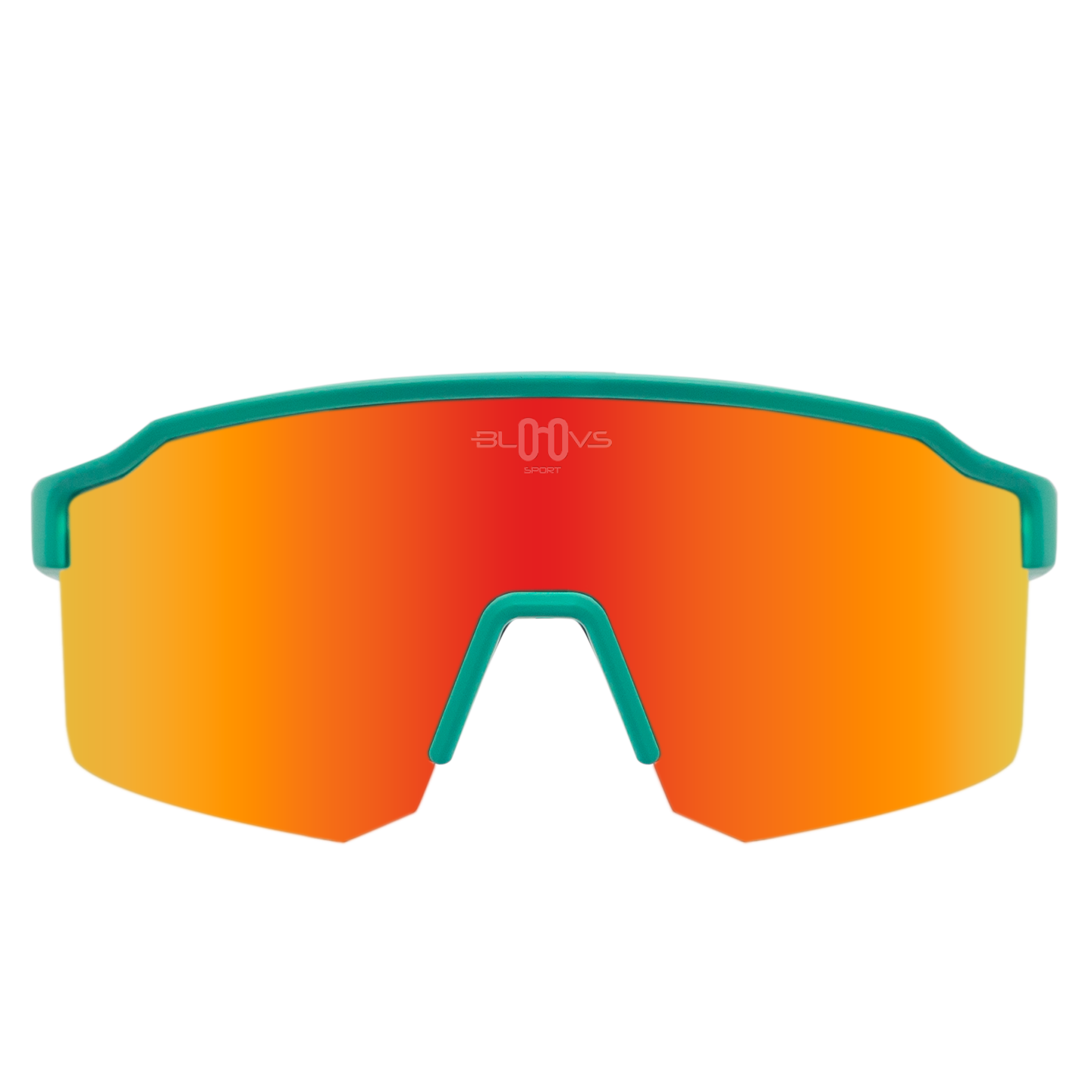 Sport Sunglasses Polarized TAROKO crystal low green red Bloovs 