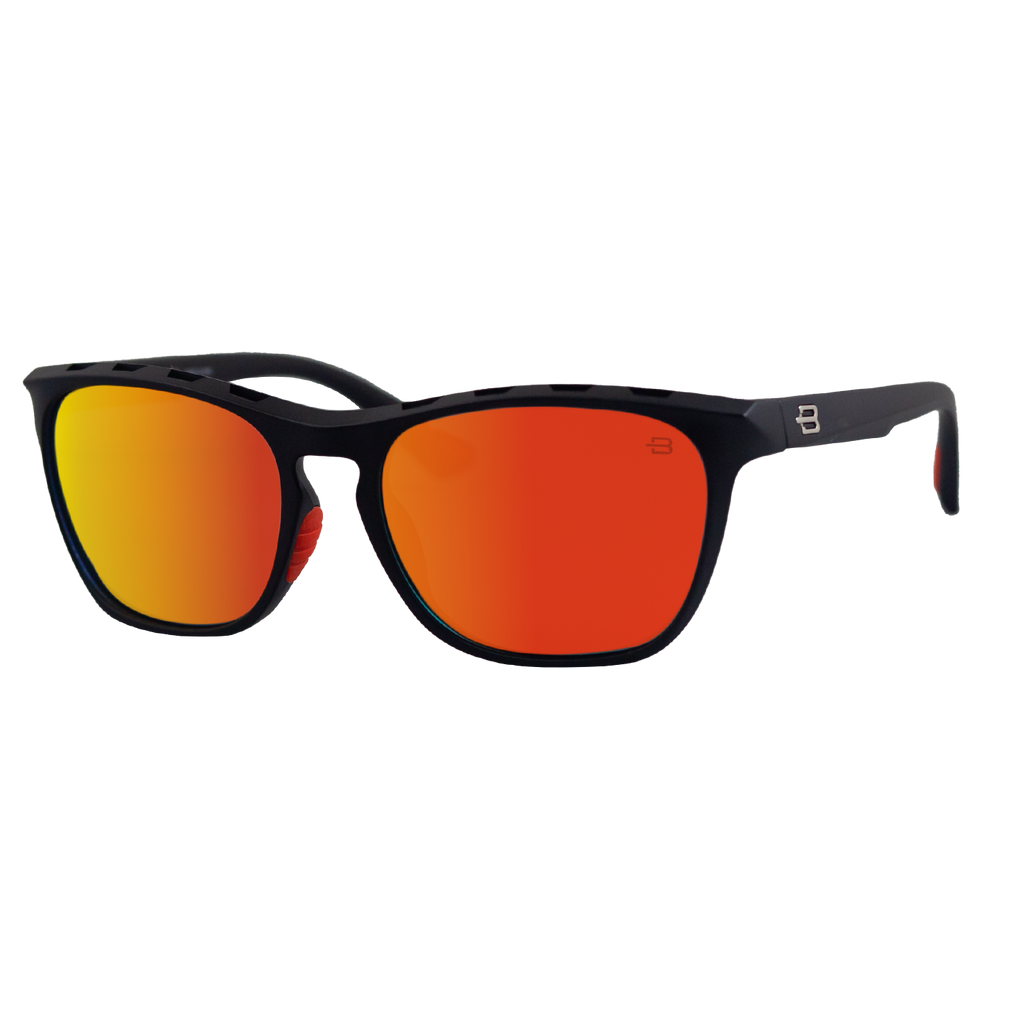 TOKIO MATTE BLACK ORANGE POLARIZED