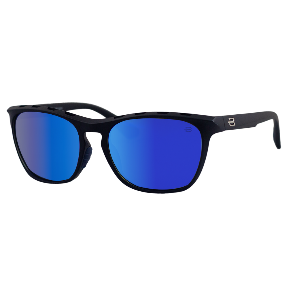TOKIO MATTE BLACK DARK BLUE POLARIZED