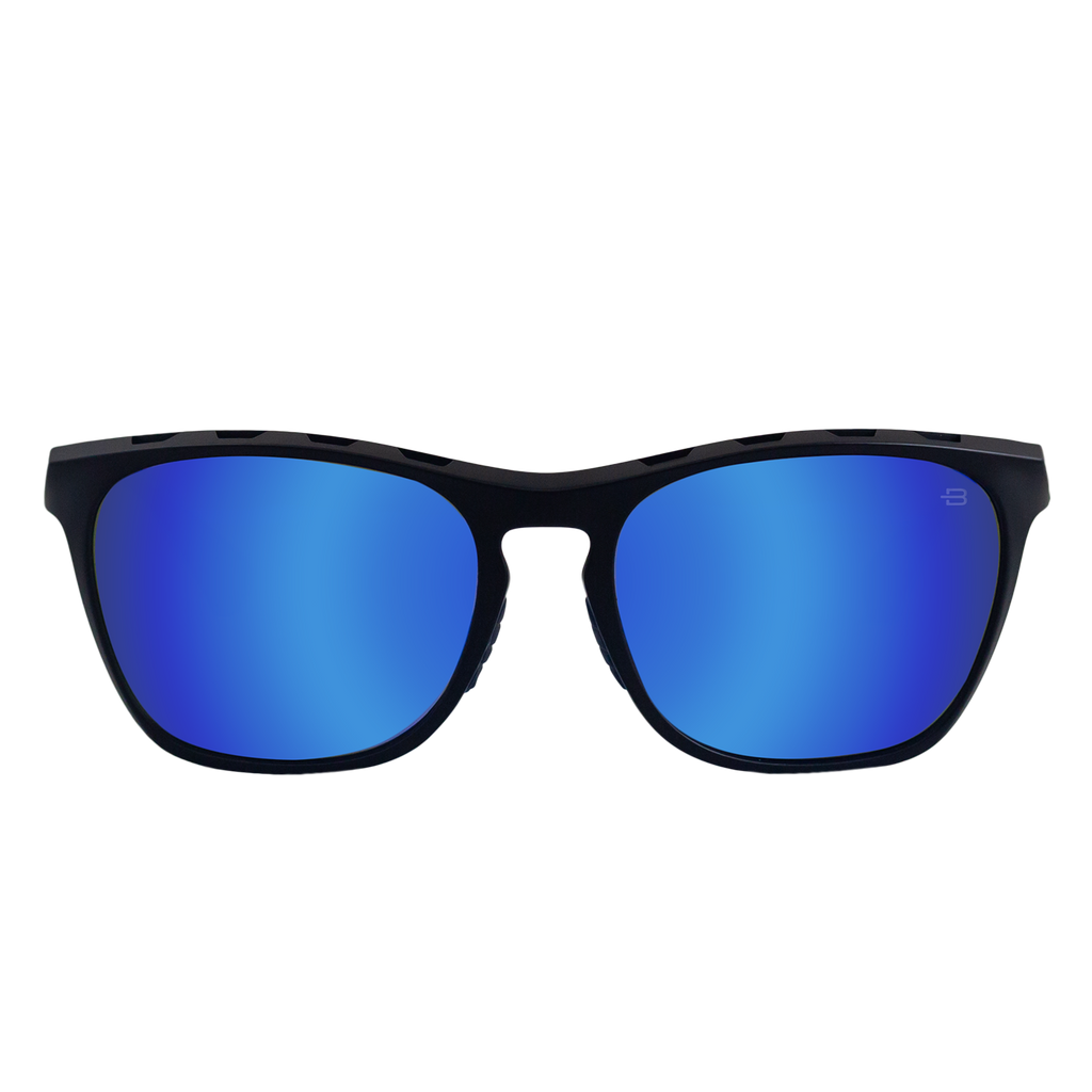 TOKIO MATTE BLACK DARK BLUE POLARIZED