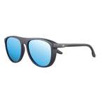 VANCOUVER MATTE BLACK BLUE POLARIZED